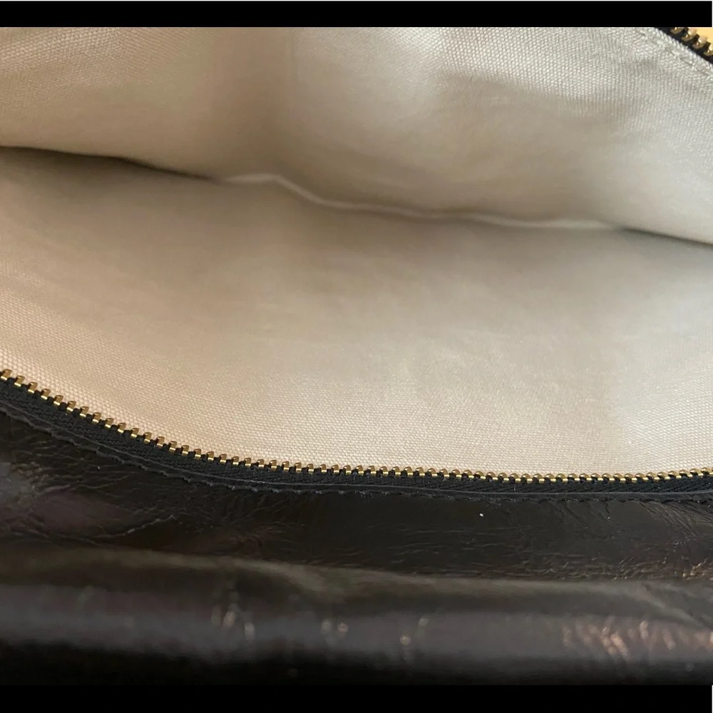 Tory Burch Clayton Classic REVA Clutch Black with dust bag - Picture 5 of 11
